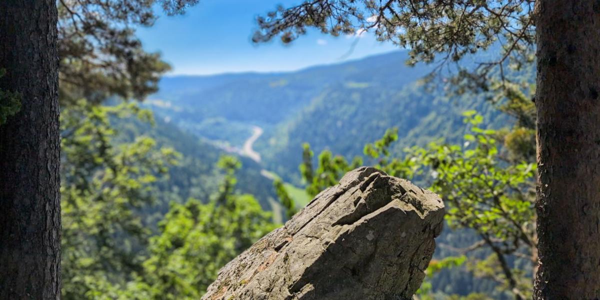 Blick übers Höllental
